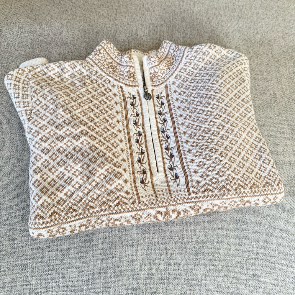 Northern Reflections 1/2 Zip Winter Patterned Sweater